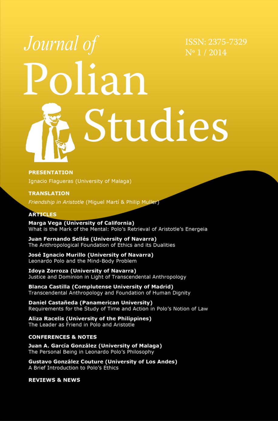 					View Vol. 1 (2014): Journal of Polian Studies
				