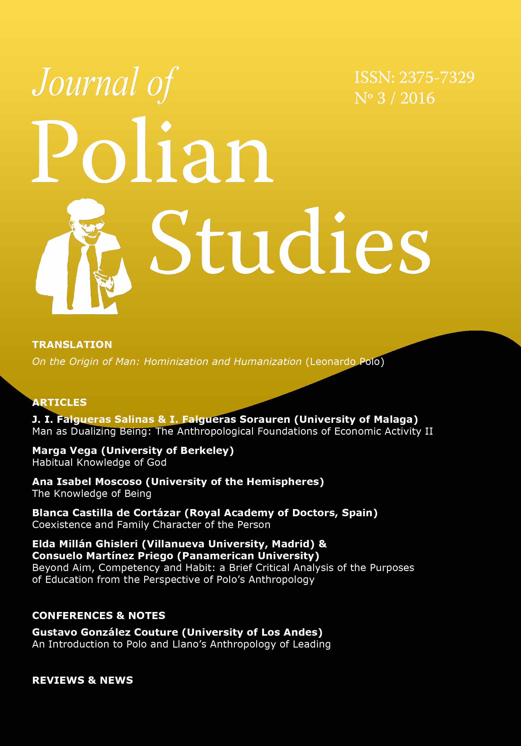 					View Vol. 3 (2016): Journal of Polian Studies
				