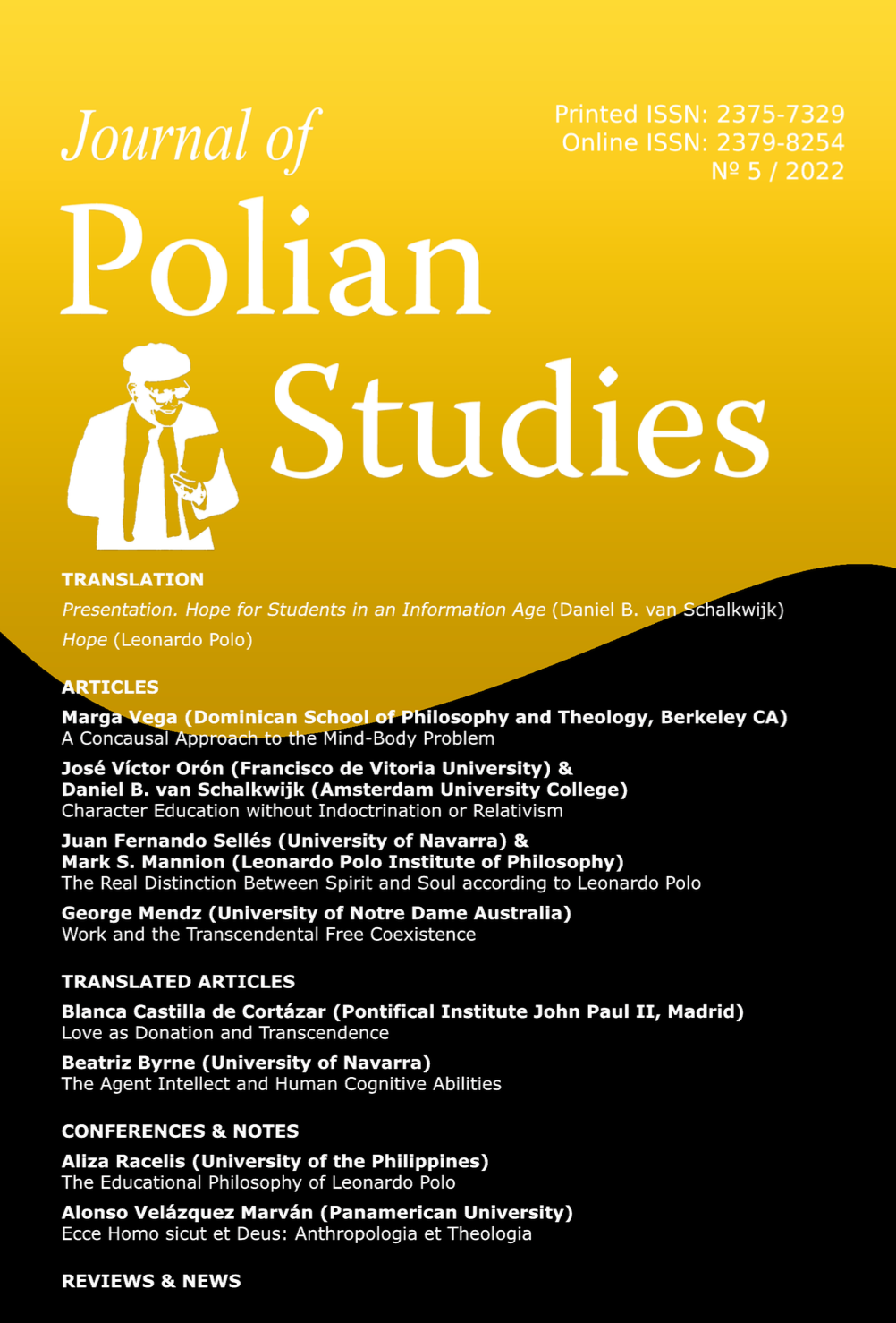 					View Vol. 5 (2022): Journal of Polian Studies
				